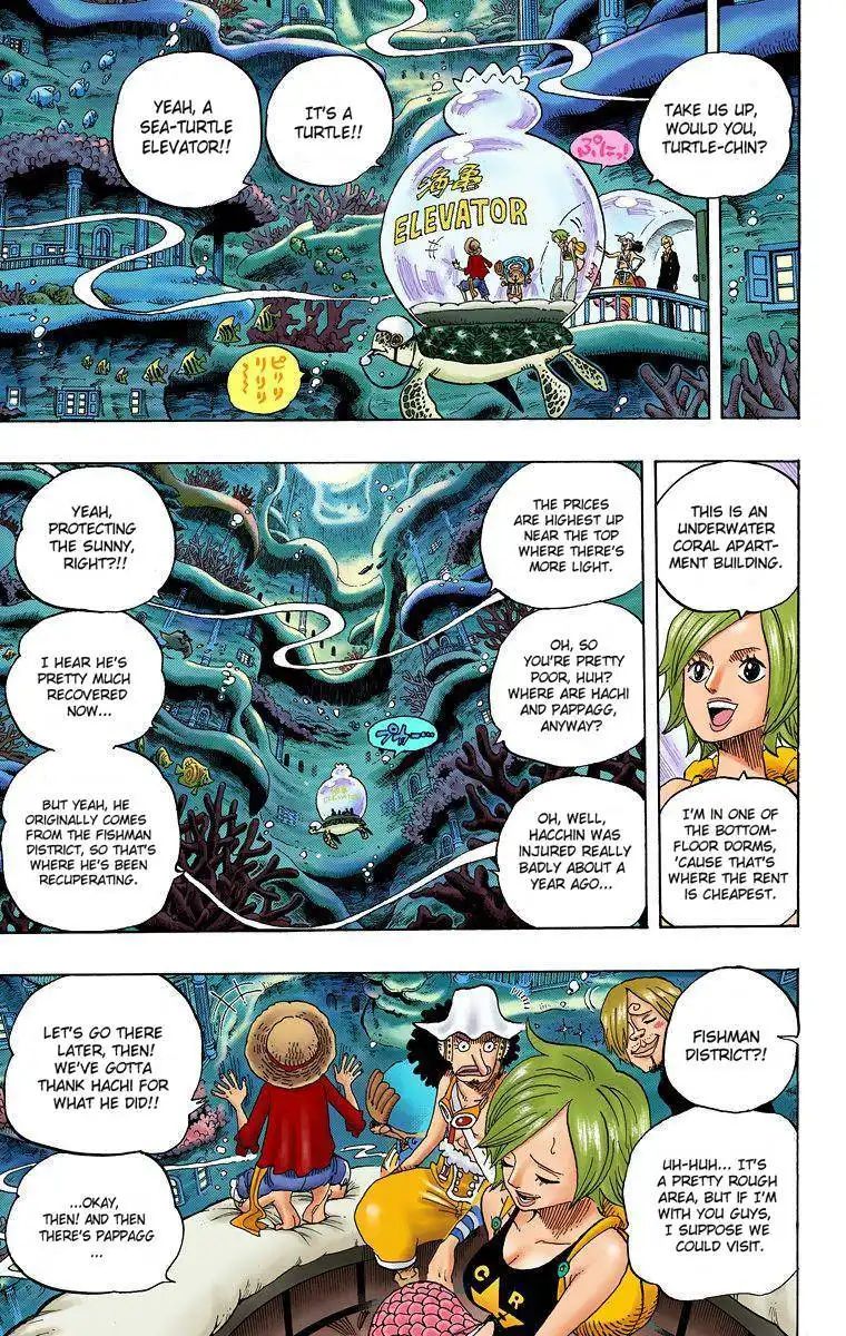 One Piece - Digital Colored Comics Chapter 608 14